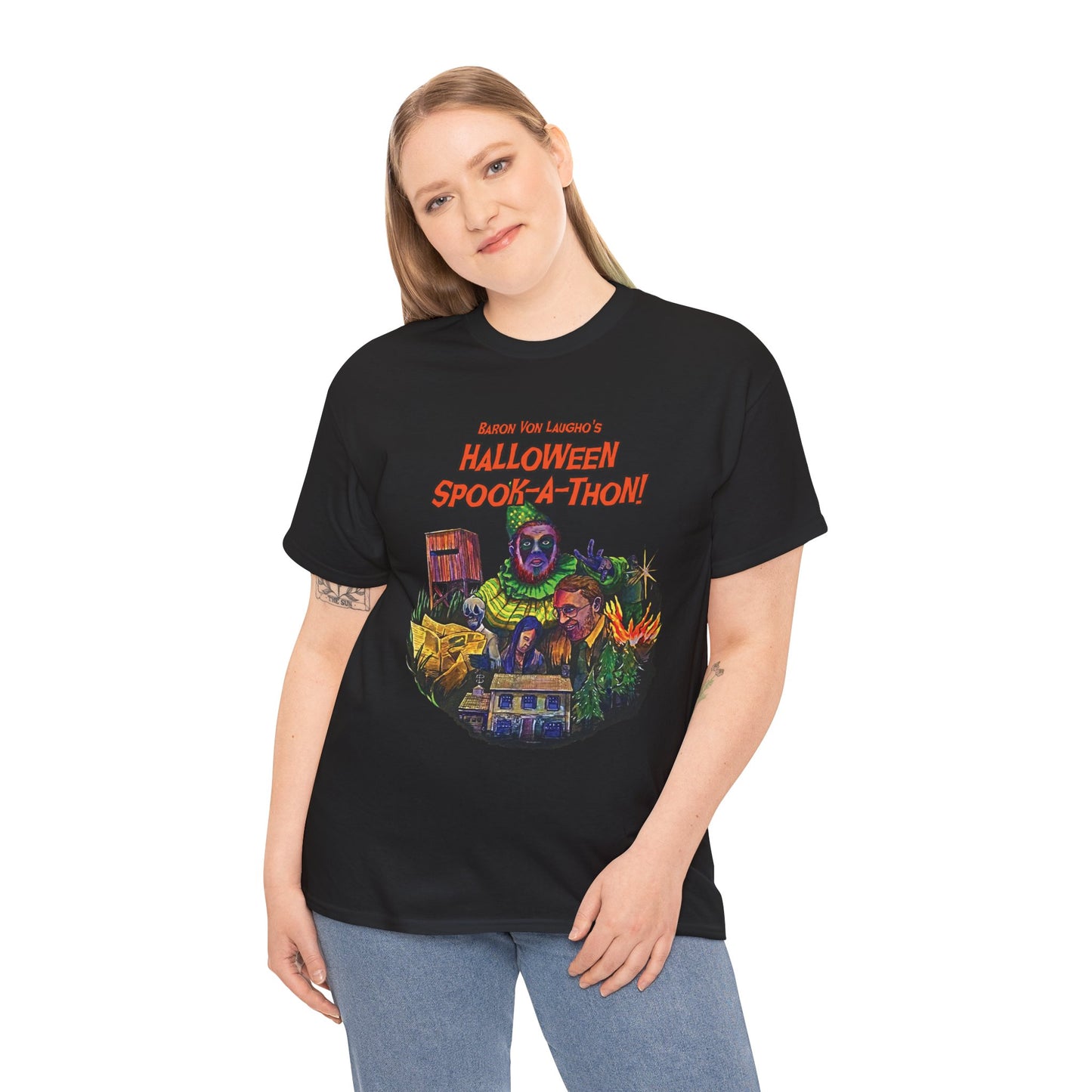 'Baron Von Laugho's Halloween Spook-A-Thon!' Official T-Shirt
