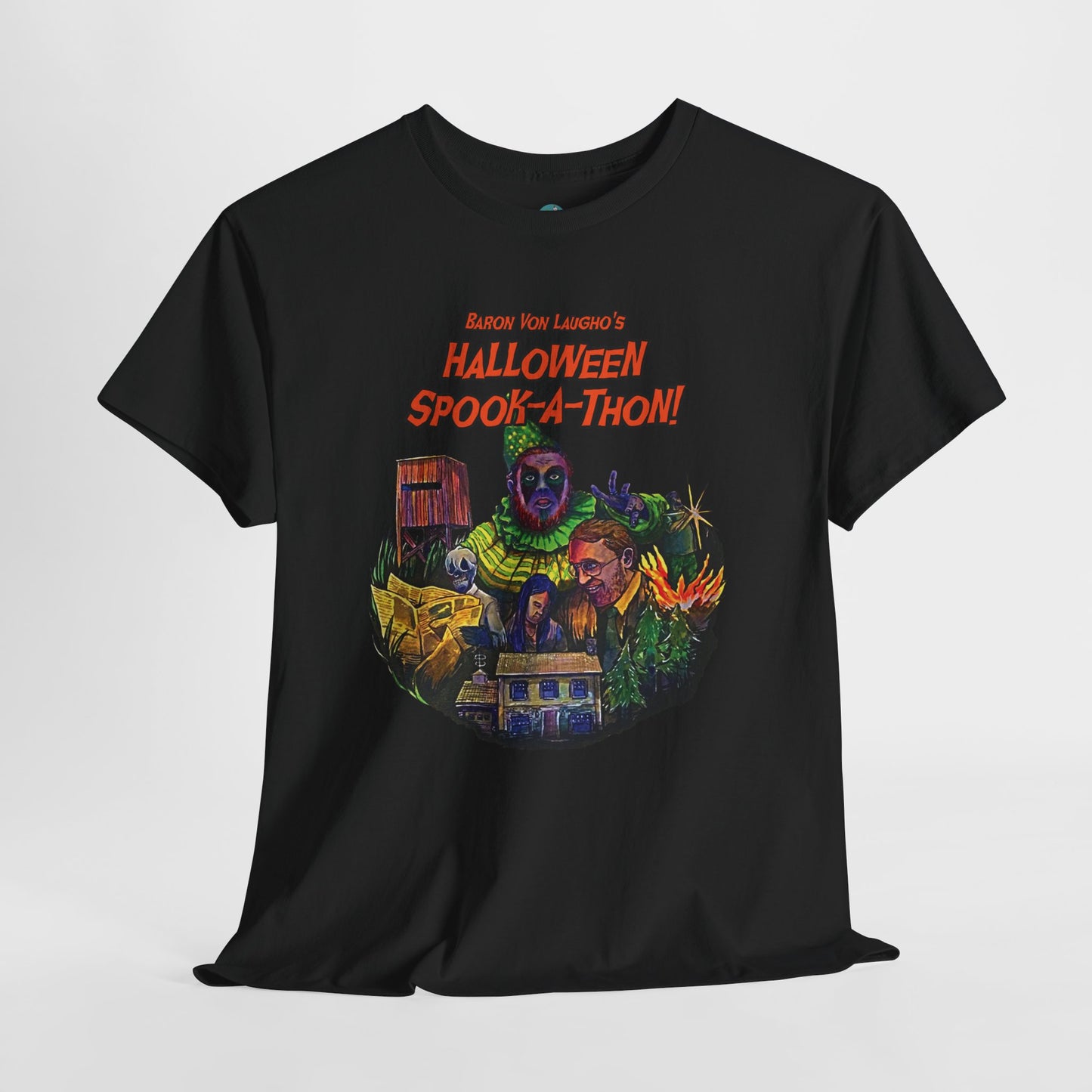 'Baron Von Laugho's Halloween Spook-A-Thon!' Official T-Shirt